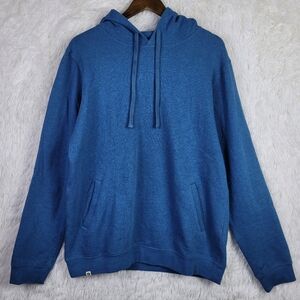 Conscious Step L Protect Oceans Organic Cotton Teal Blue Hoodie Sweatshirt